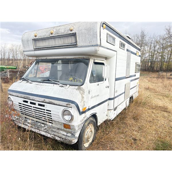 Ford 1-ton motor home, sold as is