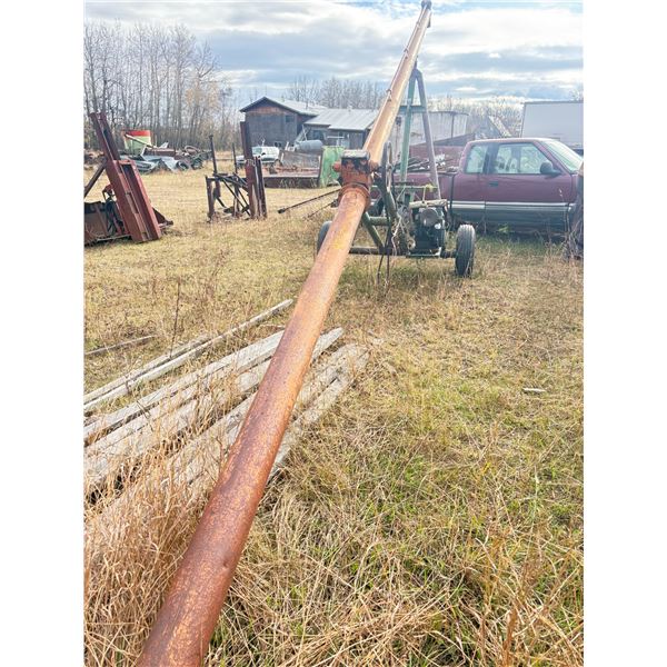 Grain auger c/w motor