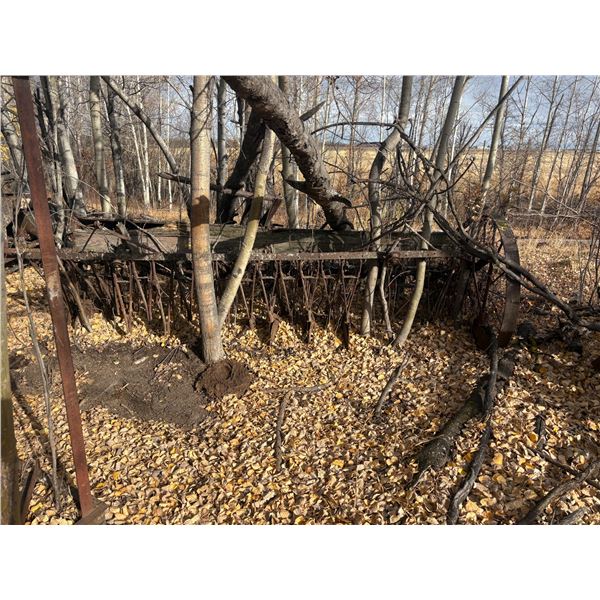 Old cultivators, augers, old drill etc., sold for scrap