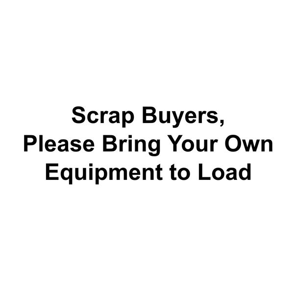 ATTENTION: Scrap Buyers