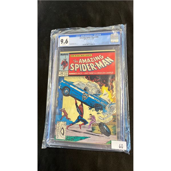 CGC 9.6 MARVEL THE AMAZING SPIDER-MAN #306 COMIC BOOK