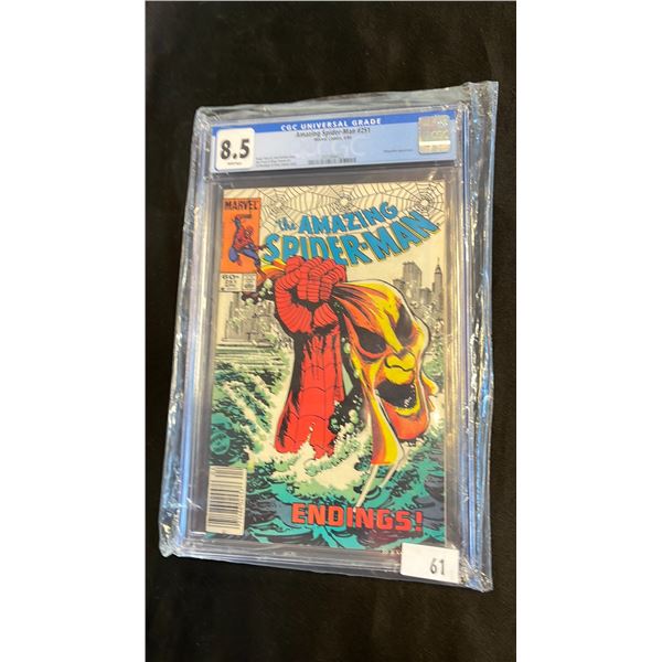 CGC 8.5 MARVEL THE AMAZING SPIDER-MAN #251 COMIC BOOK