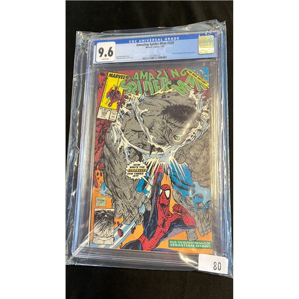 CGC 9.6 MARVEL THE AMAZING SPIDER-MAN #328 COMIC BOOK