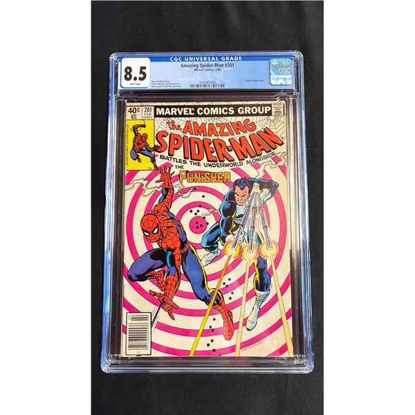 CGC 8.5 MARVEL THE AMAZING SPIDER-MAN #201 COMIC BOOK