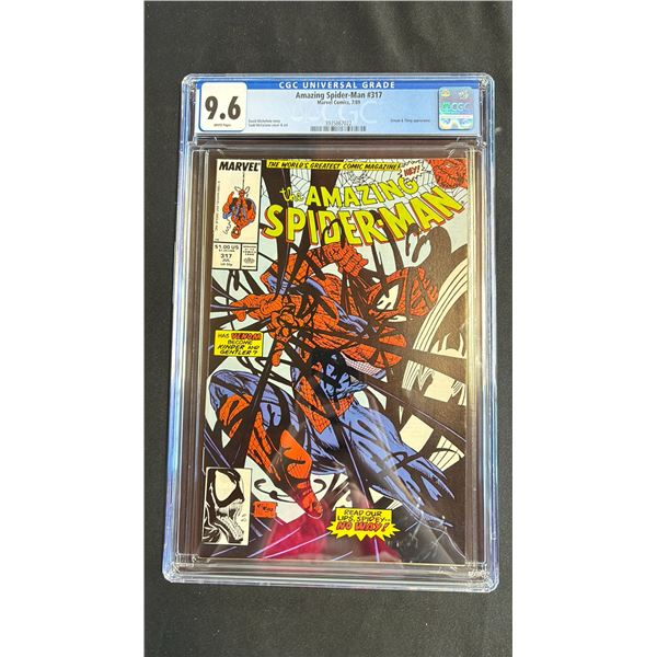 CGC 9.6 MARVEL THE AMAZING SPIDER-MAN #317 COMIC BOOK
