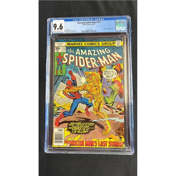 CGC 9.6 MARVEL THE AMAZING SPIDER-MAN #173 COMIC BOOK
