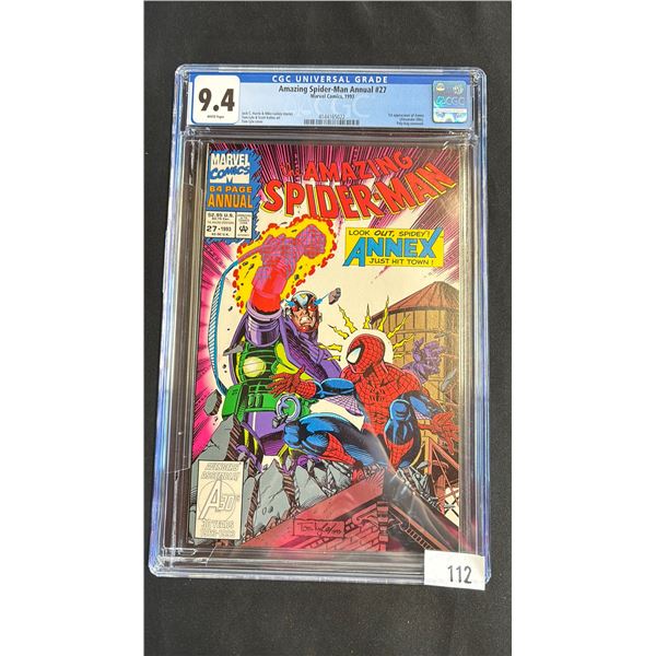 CGC 9.4 MARVEL THE AMAZING SPIDER-MAN ANNUAL #27 COMIC BOOK