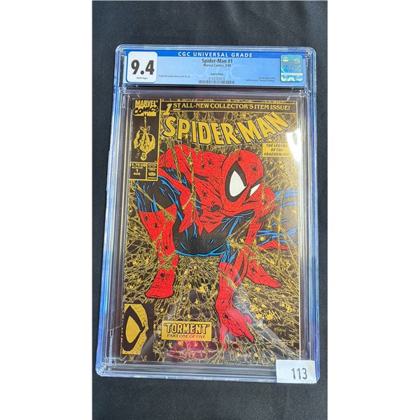 CGC 9.4 MARVEL SPIDER-MAN #1 COMIC BOOK