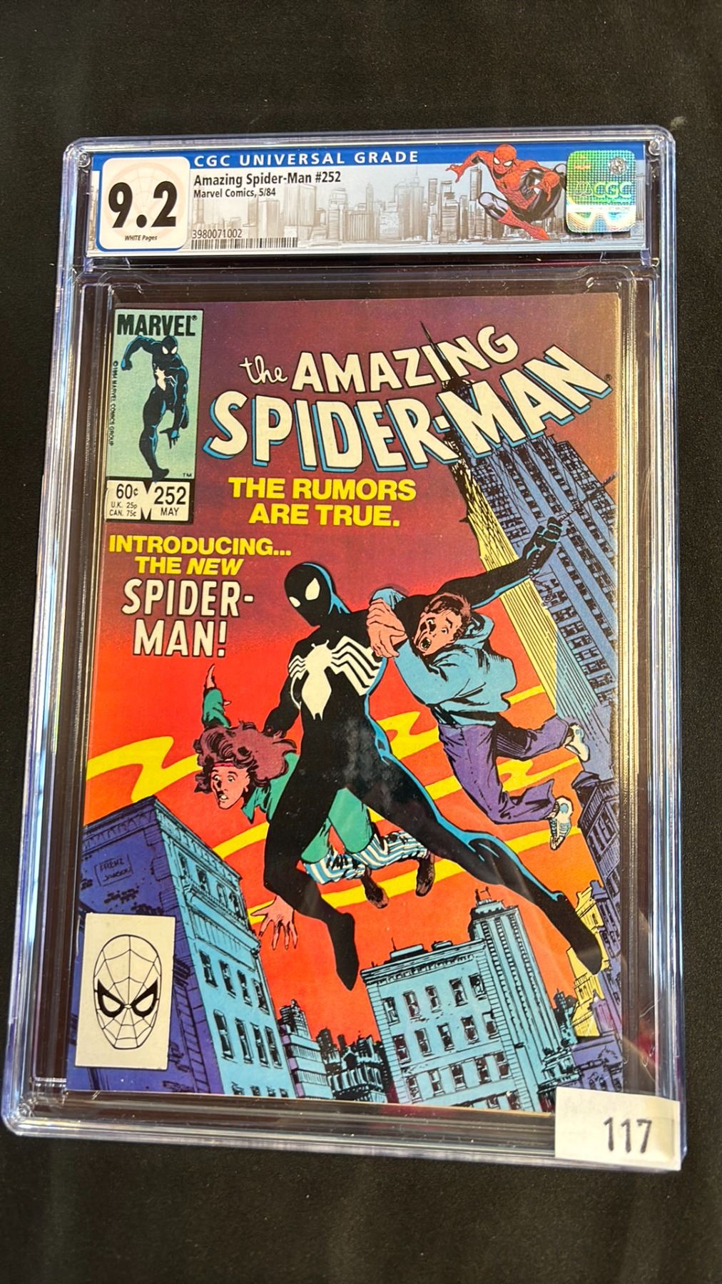 Com 252 Book CGC 9.2 MARVEL THE AMAZING SPIDER-MAN #252 COMIC BOOK - Able Auctions