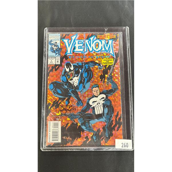 LIMITED EDITION MARVEL VENOM: FUNERAL PYRE #1 COMIC BOOK SIGNED BY TOM LYLE WITH COA