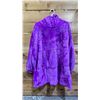 Image 2 : CASE OF ONE SIZE FITS ALL PURPLE & RED BLANKET HOODIES