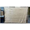 Image 2 : CASE OF 20 CREAM FLANNEL BLANKETS (150CM X 200CM)