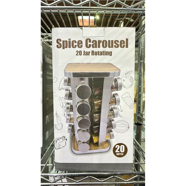 16 BOTTLE ROTATING SPICE CAROUSEL