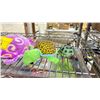 Image 2 : 2 PLUSH TURTLES & 5 ASSORTED PLASTIC TURTLE, OCTOPUS & PANDA TOYS
