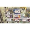 Image 3 : (16) SMALL BINS OF TOYS INCLUDING: WOOD CARS, DINO COUNTERS, WOOD BLOCKS, TINKER TOYS & MORE