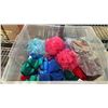 Image 3 : 4 TOTES OF ASSORTED PLUSH TOYS, CHILDREN'S BOOKS, SENSORY TOYS & CHRISTMAS DECORATIONS