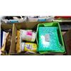 Image 3 : PALLET OF ASSORTED PLASTIC DISHWARE, CRAFTING SUPPLIES, FRAMES & MORE *MUST TAKE ALL ON PALLET*