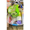 Image 7 : PALLET OF ASSORTED PLASTIC DISHWARE, CRAFTING SUPPLIES, FRAMES & MORE *MUST TAKE ALL ON PALLET*