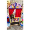 Image 2 : MELISSA & DOUG KIDS PUPPET THEATRE & 2 TOTES OF ASSORTED HAND PUPPETS