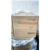 Image 2 : BOX OF 2 KD FURNITURE LIGHT BLUE SIDE CHAIRS WITH GOLD FINISH LEGS - C1-MM001S - B