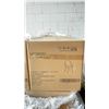 Image 2 : BOX OF 2 KD FURNITURE LIGHT BLUE SIDE CHAIRS WITH GOLD FINISH LEGS - C1-MM001S - B