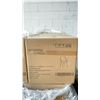 Image 2 : BOX OF 2 KD FURNITURE LIGHT BLUE SIDE CHAIRS WITH GOLD FINISH LEGS - C1-MM001S - B