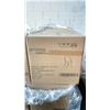 Image 2 : BOX OF 2 KD FURNITURE LIGHT BLUE SIDE CHAIRS WITH GOLD FINISH LEGS - C1-MM001S - B