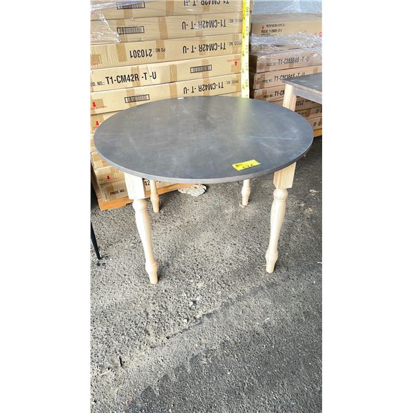KD FURNITURE 42" ROUND WOODEN DINING TABLE - T1-CM42R - T - U *DISPLAY, SMALL SCRATCHES ON SIDE*