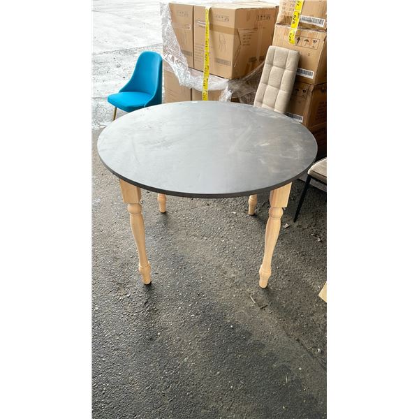 KD FURNITURE 42" ROUND WOODEN DINING TABLE - T1-CM42R - T - U *IN BOX - 2 BOXES*