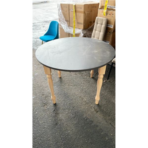 KD FURNITURE 42" ROUND WOODEN DINING TABLE - T1-CM42R - T - U *IN BOX - 2 BOXES*