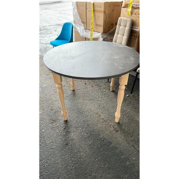 KD FURNITURE 42" ROUND WOODEN DINING TABLE - T1-CM42R - T - U *IN BOX - 2 BOXES*