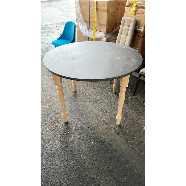 KD FURNITURE 42" ROUND WOODEN DINING TABLE - T1-CM42R - T - U *IN BOX - 2 BOXES*