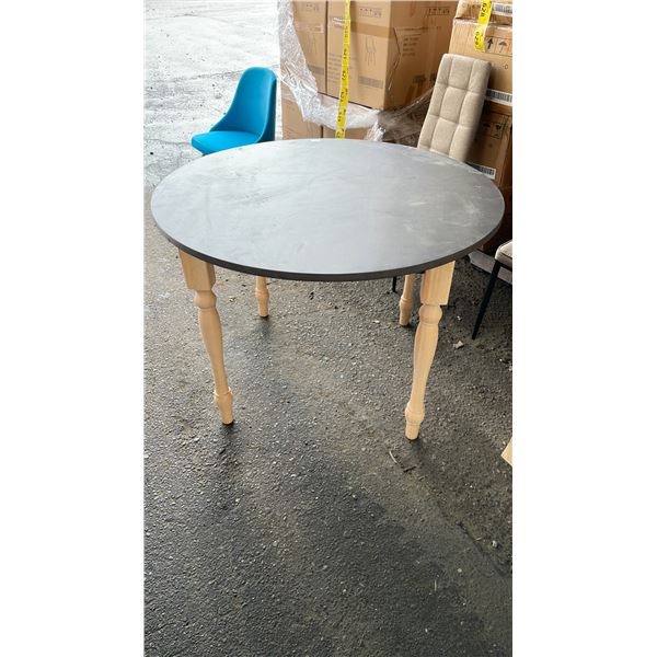 KD FURNITURE 42" ROUND WOODEN DINING TABLE - T1-CM42R - T - U *IN BOX - 2 BOXES*
