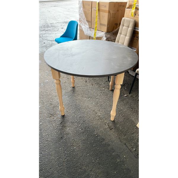 KD FURNITURE 42" ROUND WOODEN DINING TABLE - T1-CM42R - T - U *IN BOX - 2 BOXES*