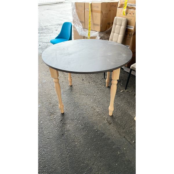 KD FURNITURE 42" ROUND WOODEN DINING TABLE - T1-CM42R - T - U *IN BOX - 2 BOXES*