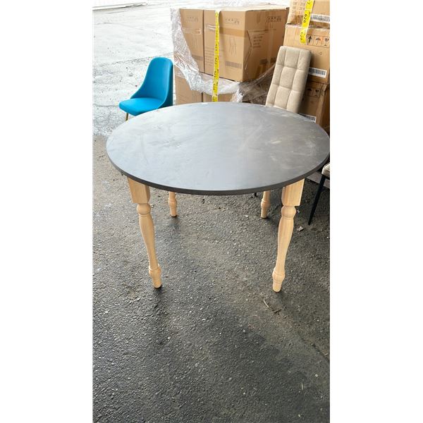 KD FURNITURE 42" ROUND WOODEN DINING TABLE - T1-CM42R - T - U *IN BOX - 2 BOXES*