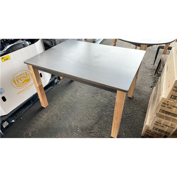 KD FURNITURE WOODEN DINING TABLE - T-CM3648 - T  - U *IN BOX -*