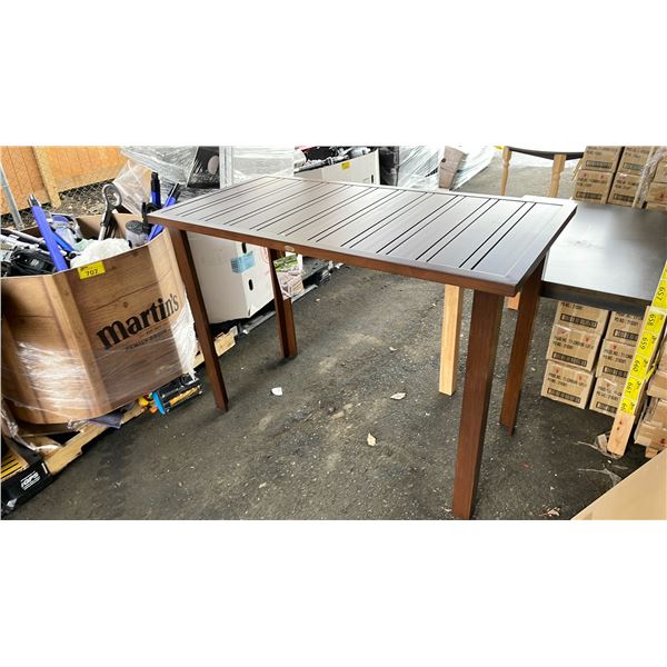 KD FURNITURE WOODEN BAR TABLE - FN46233ESP *IN BOX: 2 BOXES*