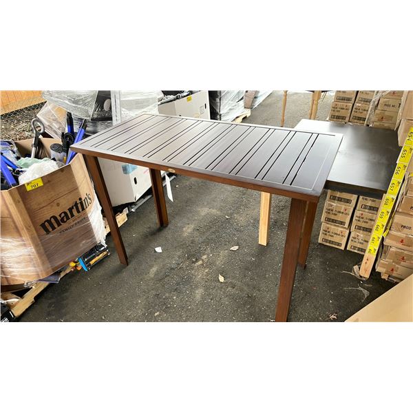 KD FURNITURE WOODEN BAR TABLE - FN46233ESP *IN BOX: 2 BOXES*