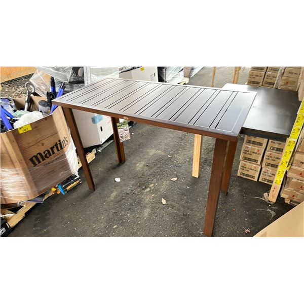 KD FURNITURE WOODEN BAR TABLE - FN46233ESP *IN BOX: 2 BOXES*
