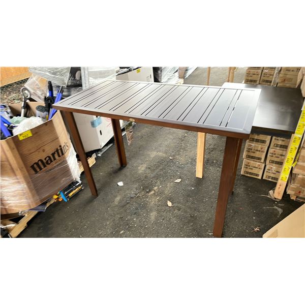 KD FURNITURE WOODEN BAR TABLE - FN46233ESP *IN BOX: 2 BOXES*