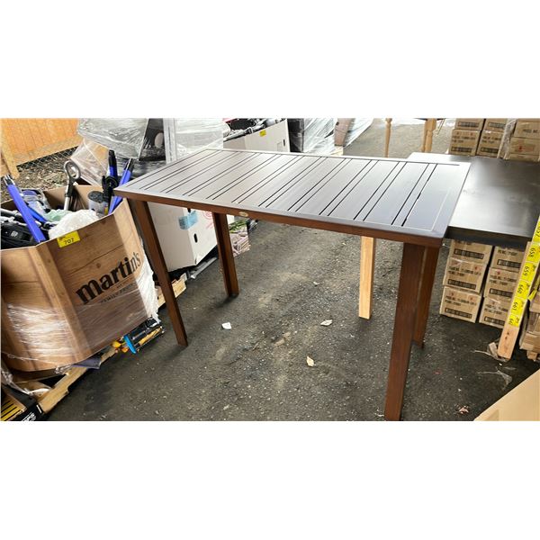 KD FURNITURE WOODEN BAR TABLE - FN46233ESP *IN BOX: 2 BOXES*
