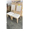 Image 2 : PAIR OF KD FURNITURE UPHOLSTERED SIDE CHAIRS - C1-AV104S - 0 *DISPLAY*