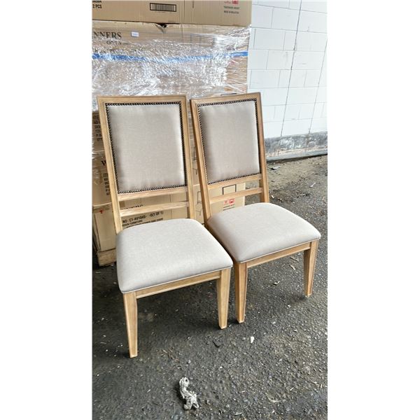 PAIR OF KD FURNITURE UPHOLSTERED SIDE CHAIRS - C1-AV104S - 0 *IN BOX*