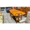 Image 2 : AMERICAN DREW WOODEN DINING TABLE WITH 2 LEAVES & 6 CHAIRS