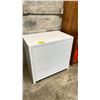 Image 1 : SMALL WHITE 3 DRAWER DRESSER APPROXIMATELY 31.5"W X 19.5"D X 30"T