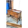 Image 2 : WOOD SIDE BOARD WITH 3 DRAWERS & 2 DOORS 54"W X 20"D X 42"H