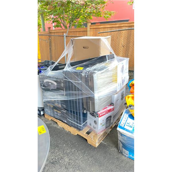 PALLET OF LED LIGHTS, LUGGAGE, DYSON BIG BALL VACUUM & MORE *WORKING CONDITION UNKNOWN/