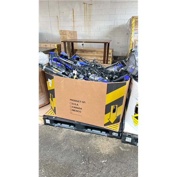 PALLET OF ASSORTED VACUUM CLEANERS *WORKING CONDITION UNKNOWN/MAY BE MISSING