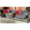 Image 2 : 2 VILEDA SPIN MOP SETS, ASSORTED MOPS (NO SPONGES/CLOTHS) & STANDING DUST PAN